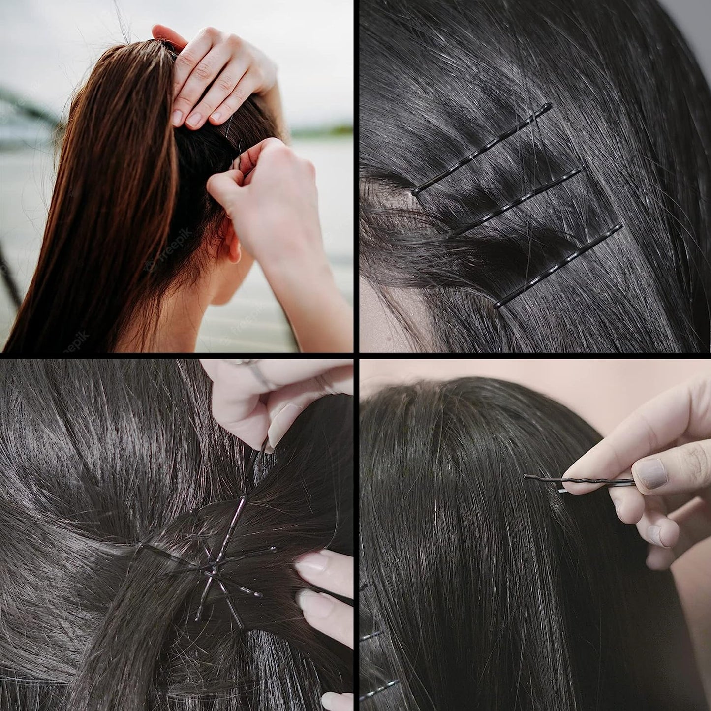 Hair Pins for Hair Styling (Made in Japan) - Just £1.65! Shop now at JAPAN PLAZA UK