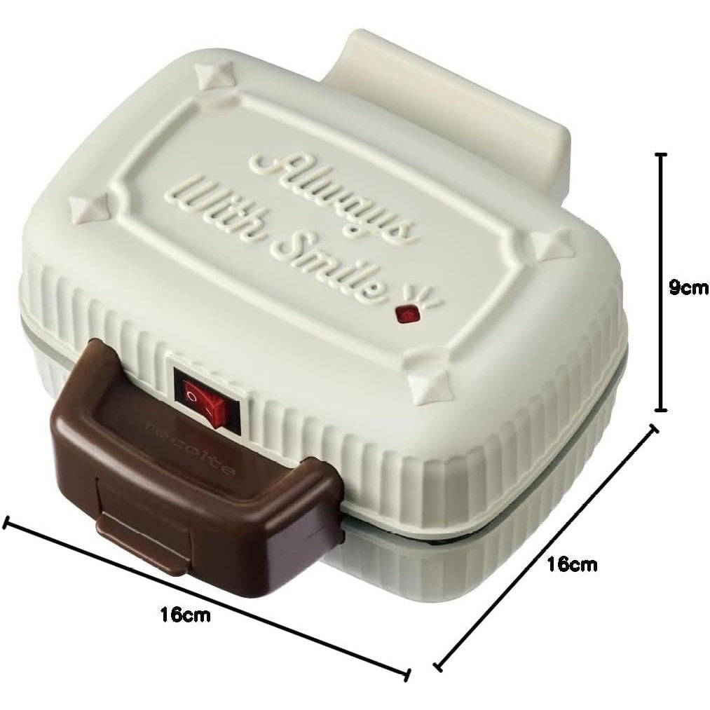 Recolte Mini Panini Press & Sandwich Toaster RPS-3 UK 3 Pin Plug