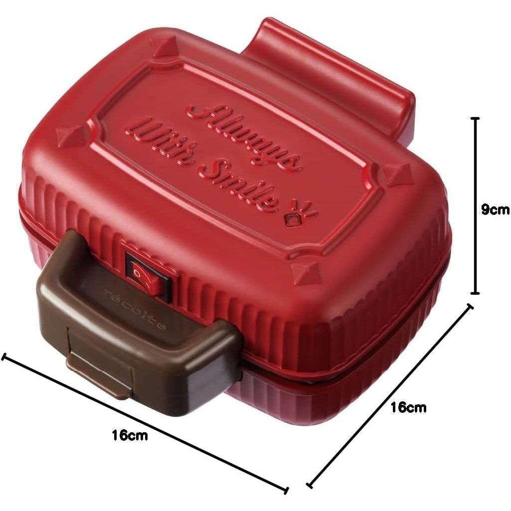 Recolte Mini Panini Press & Sandwich Toaster RPS-3 UK 3 Pin Plug