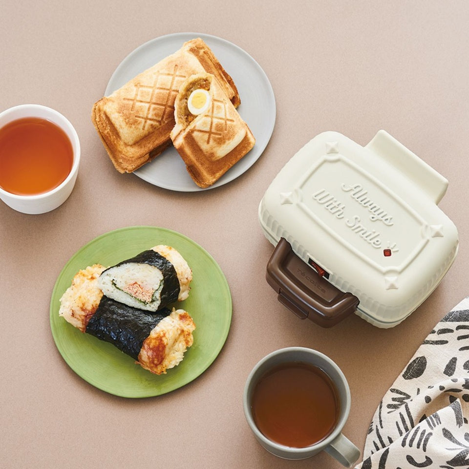 Recolte Mini Panini Press & Sandwich Toaster RPS-3 UK 3 Pin Plug