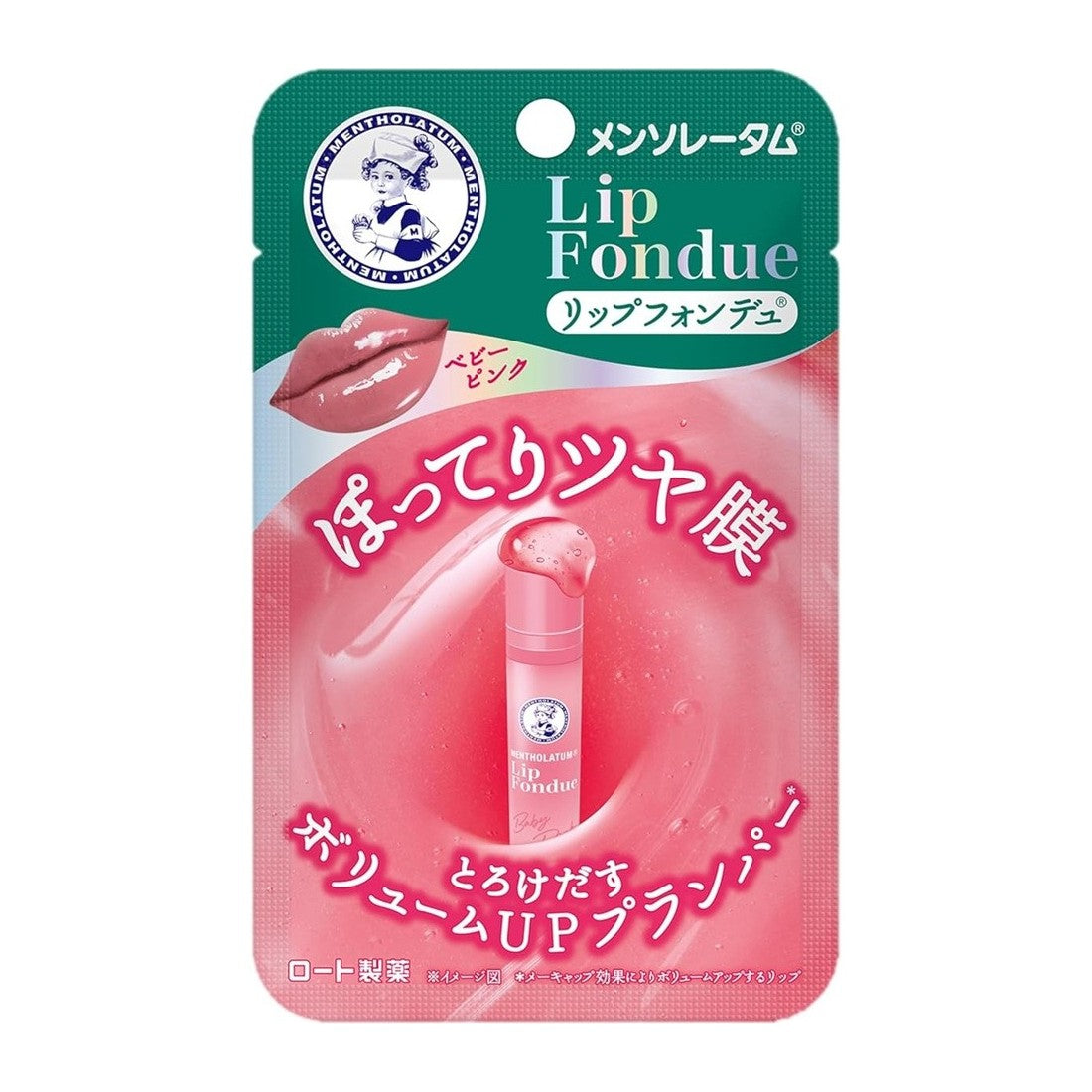 Rohto Mentholatum Lip Fondue - Baby Pink (Made in Japan) - Just £6.95! Shop now at JAPAN PLAZA UK