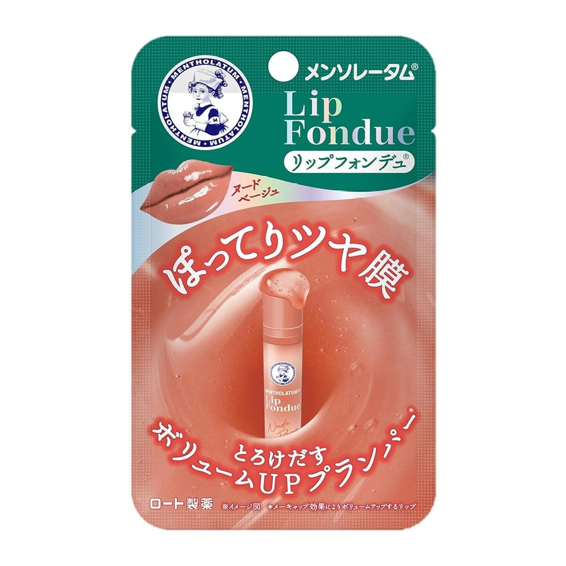 Rohto Mentholatum Lip Fondue - Nude Beige (Made in Japan) - Just £6.95! Shop now at JAPAN PLAZA UK