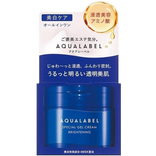 Shiseido Aqua label Special Brightening Gel Cream All-In-One Care 90g