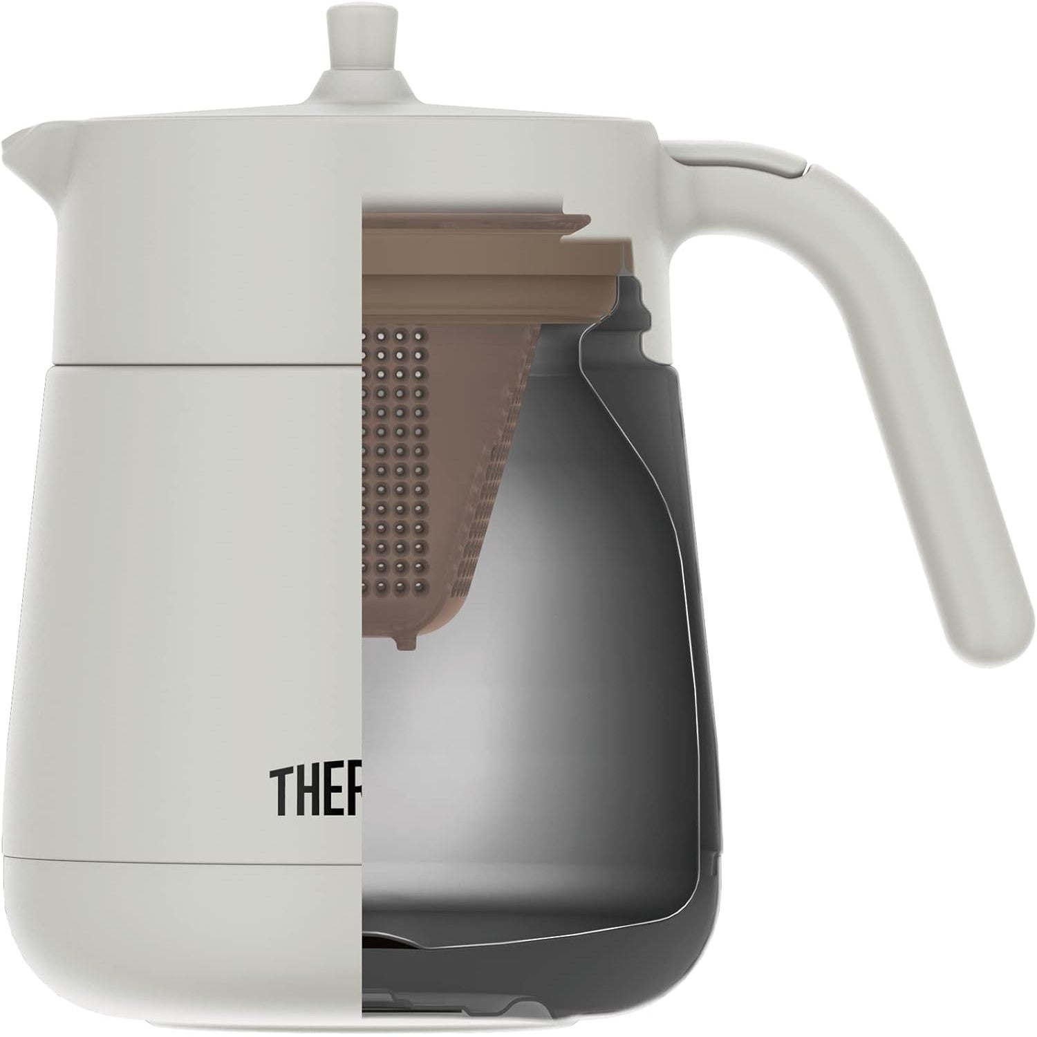Thermos Vacuum Insulated Teapot with Strainer 23.7 fl oz (700 ml) - Just £59.90! Shop now at JAPAN PLAZA UK