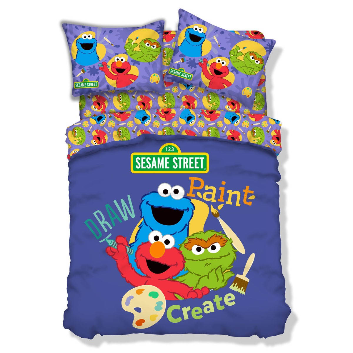 Sesame Street (Fitted Sheet + Pillow case + Quilt Cover) - Just £75! Shop now at JAPAN PLAZA UK