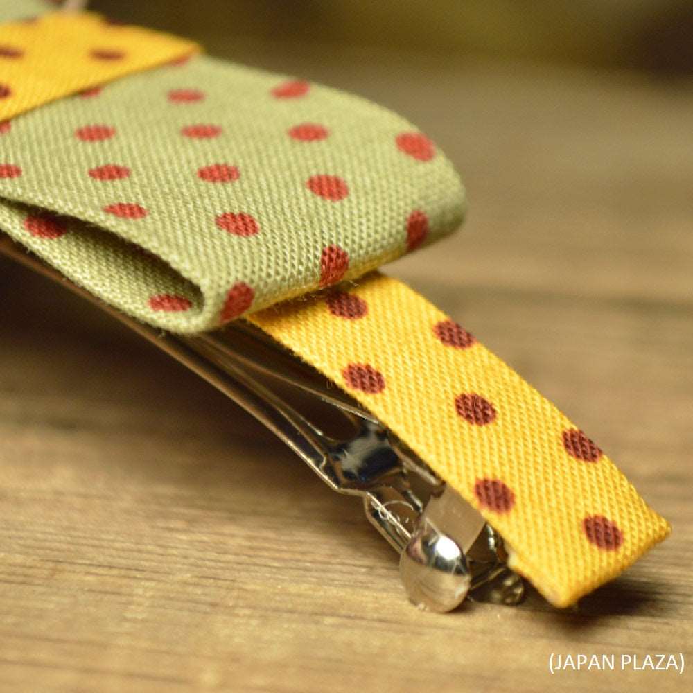 Handmade Colorful Dot Barrette (Made in Korea) - Just £7.10! Shop now at JAPAN PLAZA UK