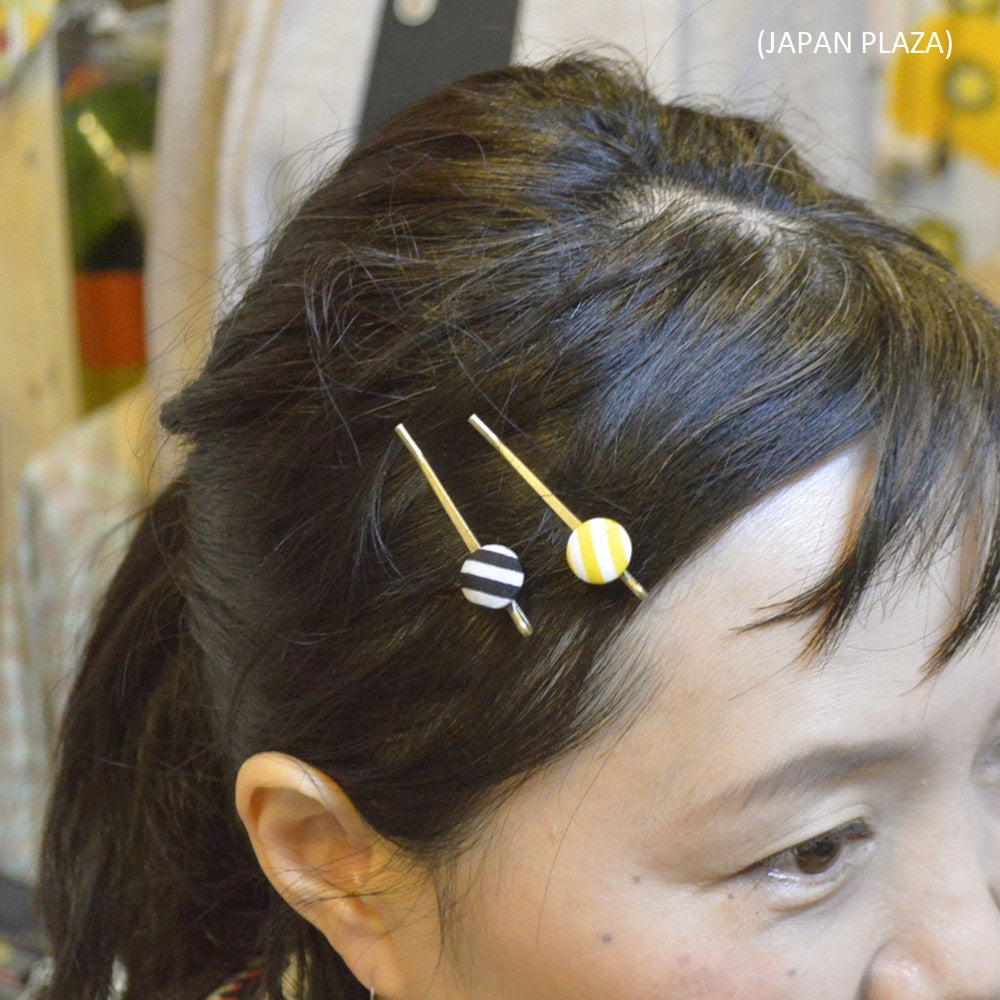 Walnut Hair Pin (Made in Korea) - Just £4.80! Shop now at JAPAN PLAZA UK