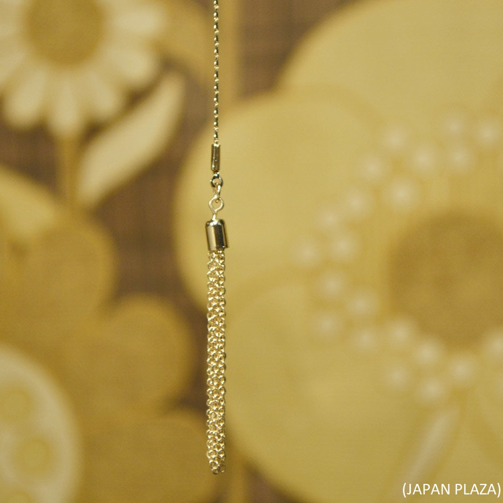 Fringe Gold Crystal Chain Necklace (Made in Korea) - Just £15.90! Shop now at JAPAN PLAZA UK