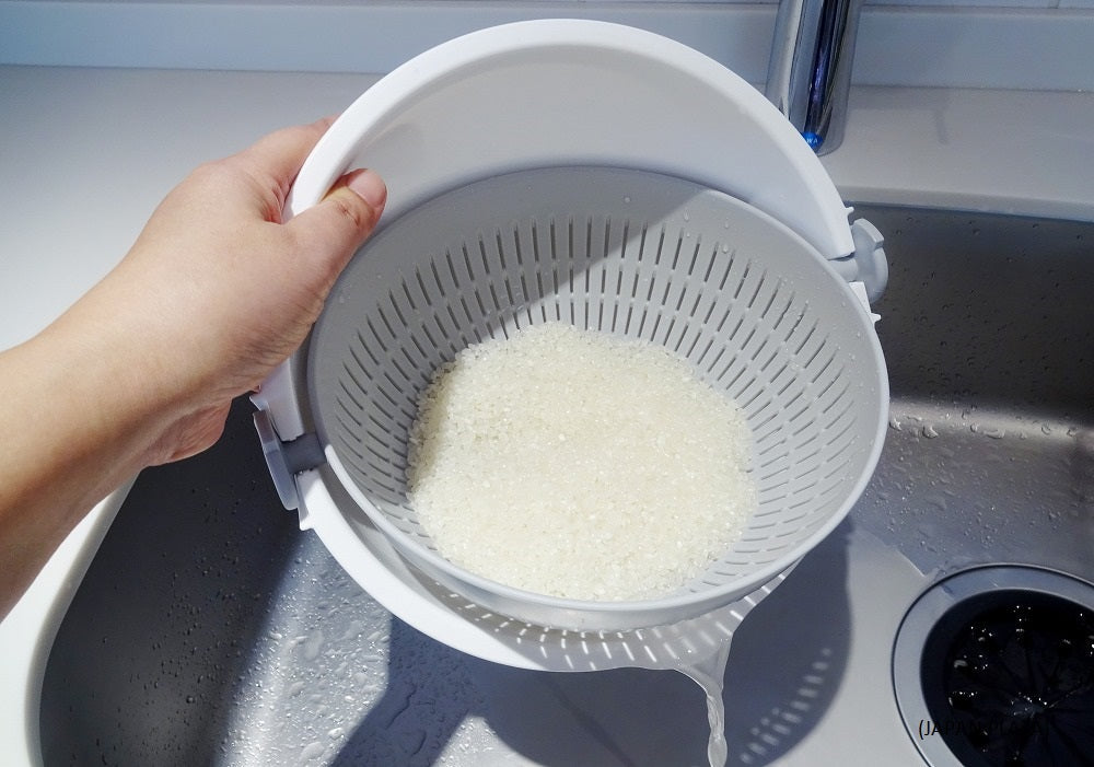 Spin Wheel Colander L Green Color (Made in Japan) - Just £6.99! Shop now at JAPAN PLAZA UK