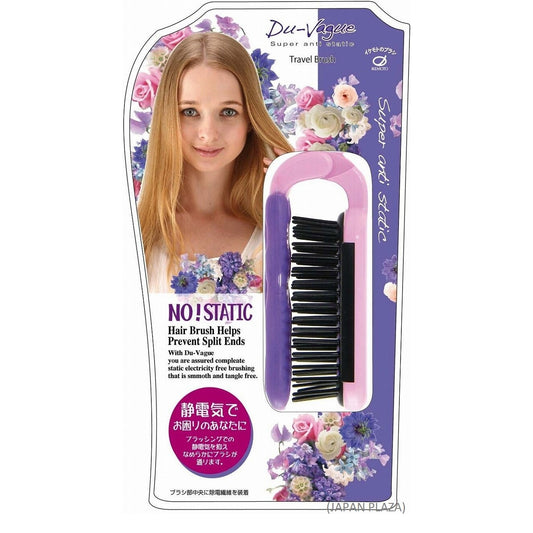 Static Elimination Folding Hairbrush (Made in Japan) - Just £8.70! Shop now at JAPAN PLAZA UK