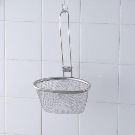 Stainless Steel Colander with Hook - Just £11! Shop now at JAPAN PLAZA UK