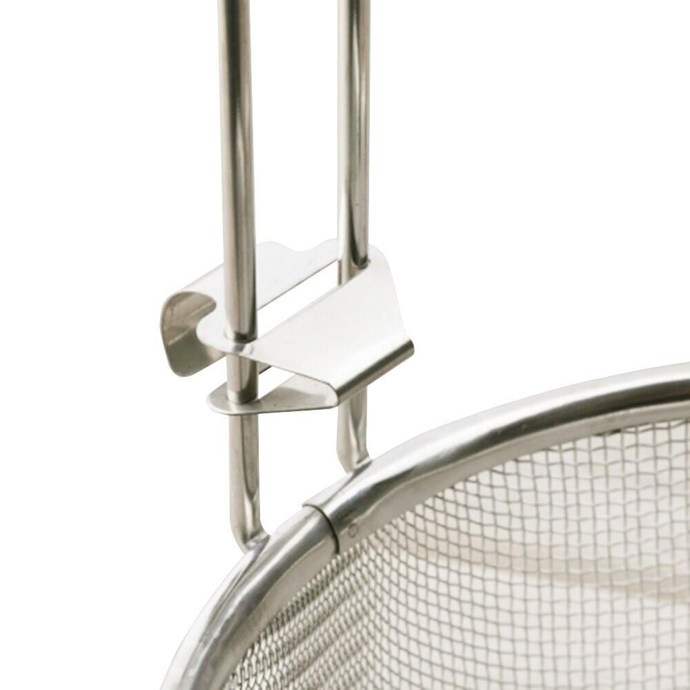 Stainless Steel Colander with Hook - Just £11! Shop now at JAPAN PLAZA UK