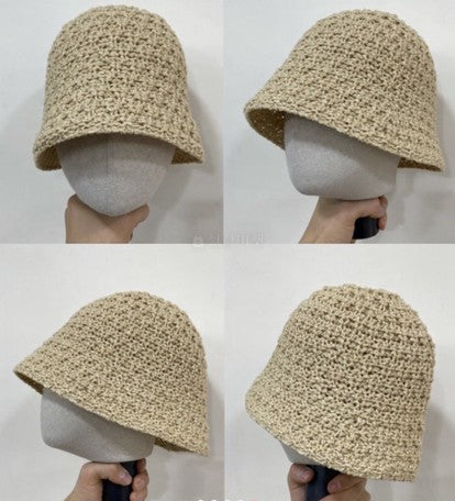 Crochet Bucket Hat (Made in Korea) - Just £27.60! Shop now at JAPAN PLAZA UK