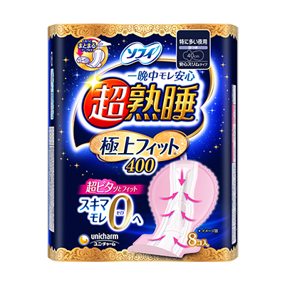 Unicharm Sofy Chojyukusui Gokujyo Fit Slim 400 (Made in Japan) - Just £3.99! Shop now at JAPAN PLAZA UK