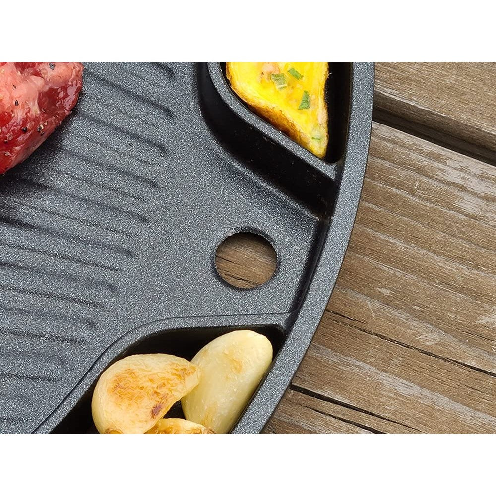 Korean BBQ IH Round Plate 35cm (Made in Korea) - Just £59.90! Shop now at JAPAN PLAZA UK