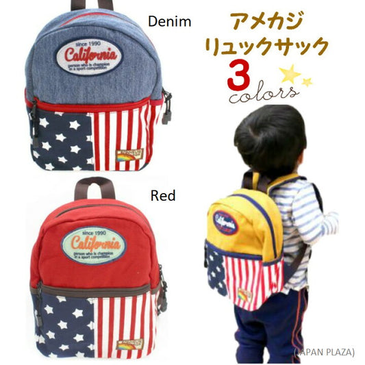 Kid Canvas Backpack California logo (Made in Thailand) - Just £29.90! Shop now at JAPAN PLAZA UK