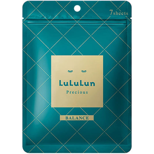 LuLuLun Precious Sheet Mask Balance 7pcs (Made in Japan) - Just £8.90! Shop now at JAPAN PLAZA UK