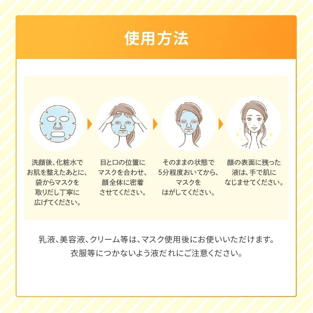 Rohto Mentholatum - Melano CC Concentration Mask with Vitamin C & Moisturizing Ingredient (Made in Japan)