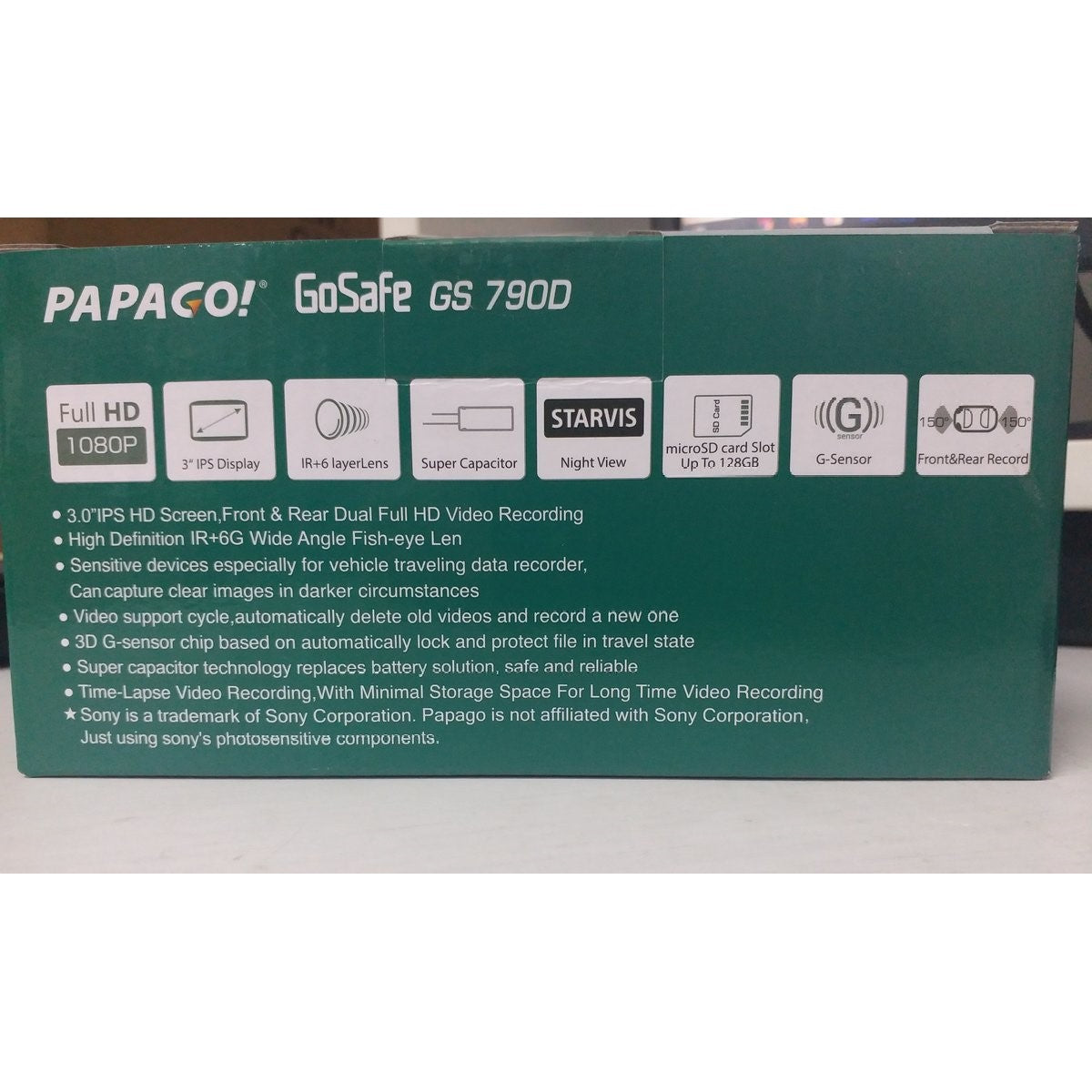 PAPAGO Gosafe 790D Car Camera - Just £204! Shop now at JAPAN PLAZA UK