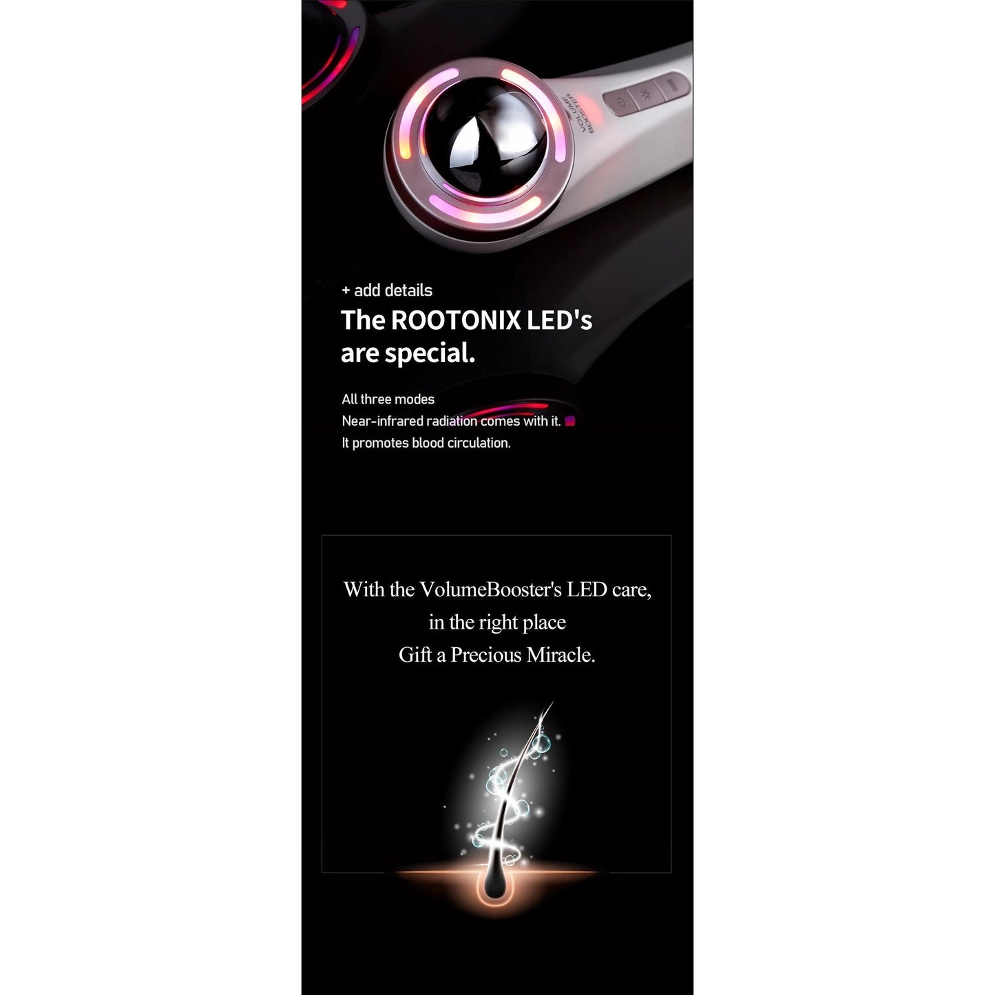 Rootonix Volume Booster Scalp Care Device RT-01 (Made in Korea) - Just £168! Shop now at JAPAN PLAZA UK