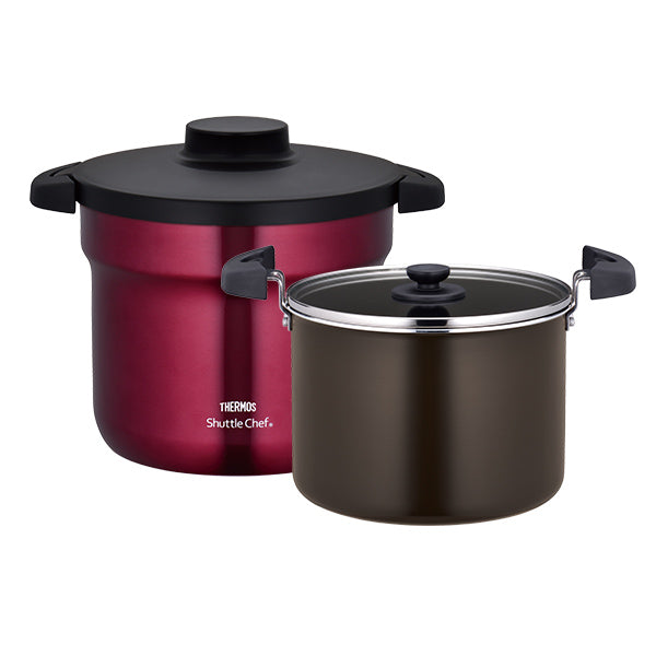 Thermos Vacuum Insulated Cooker Shuttle Chef KBJ-4500/KBJ-4501 4.3L - Just £137! Shop now at JAPAN PLAZA UK