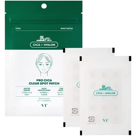 VT Pro CICA Clear Spot Patch 1pack w 48pcs (Made in Korea) - Just £8.99! Shop now at JAPAN PLAZA UK
