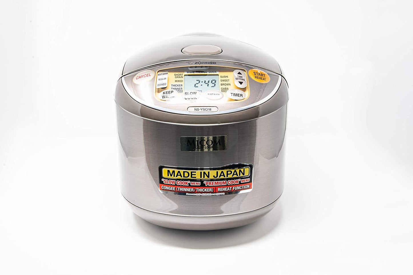Zojirushi Rice Cooker NS-YSQ18 (Made in Japan)
