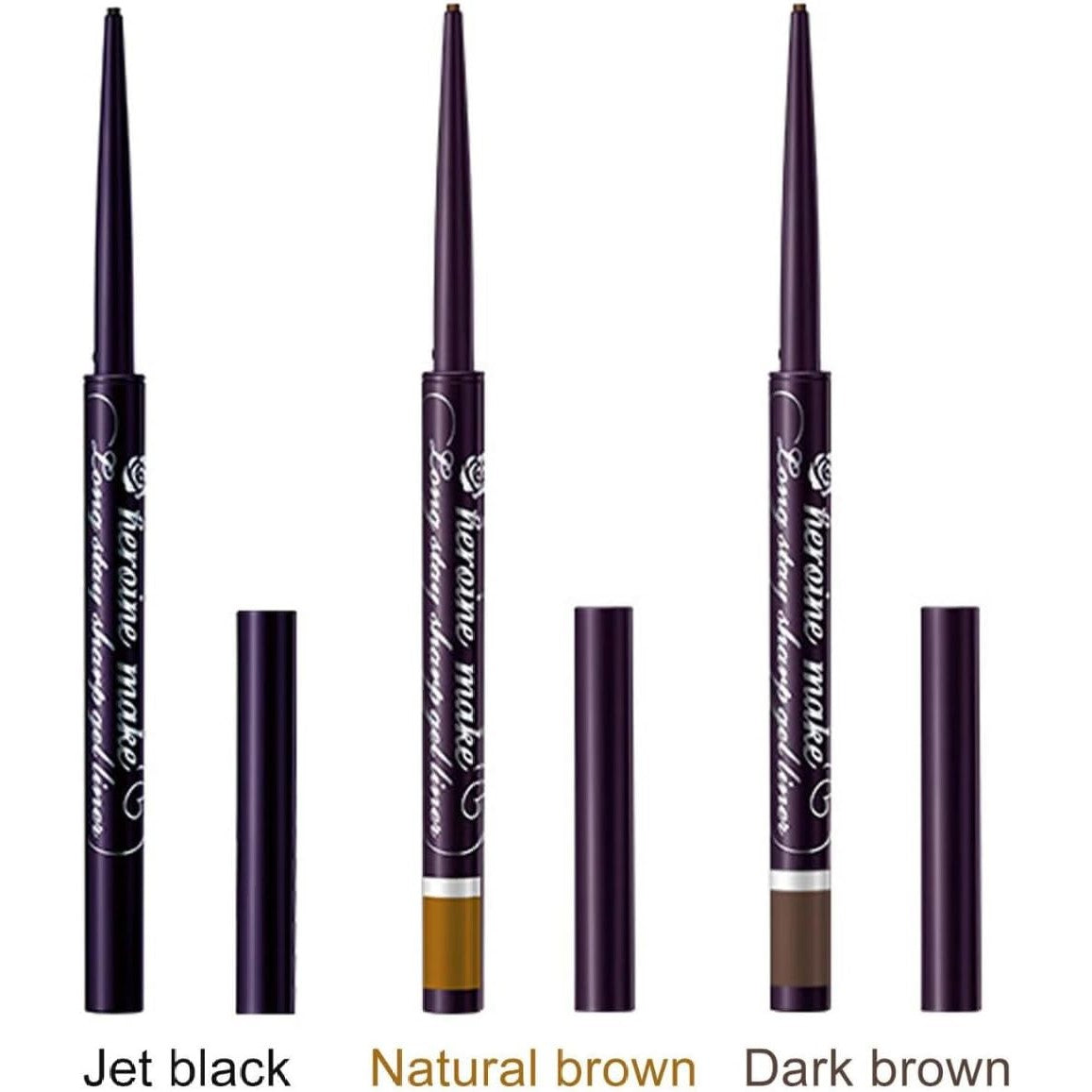 Kiss Me Heroine Make Long Stay Sharp Gel Liner #01 Deep Black - Just £9.65! Shop now at JAPAN PLAZA UK