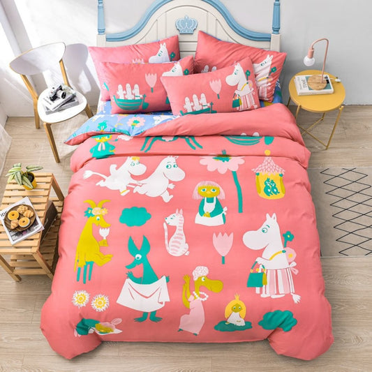 Buy Moomins (Fitted Sheet+Pillow case+Quilt Cover) Kids bedding sets