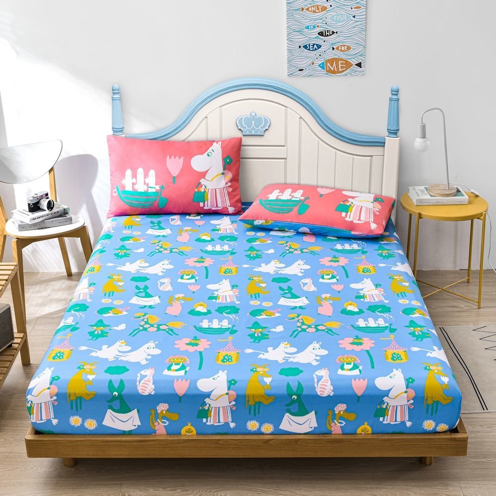 Moomins (Fitted Sheet + Pillow case + Quilt Cover) - Just £69! Shop now at JAPAN PLAZA UK