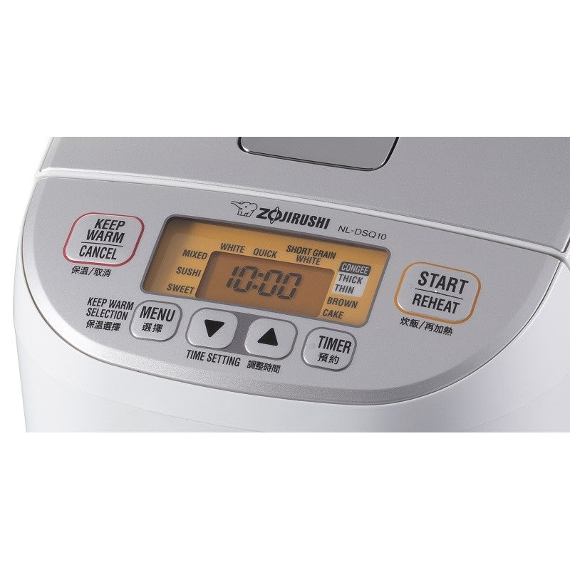 Zojirushi Rice Cooker NL-DSQ10/18 3 pin UK plug - Just £239.90! Shop now at JAPAN PLAZA UK