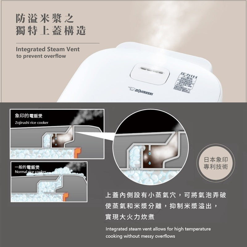 Zojirushi IH Rice Cooker NW-YAQ10/18 (Made in Japan)