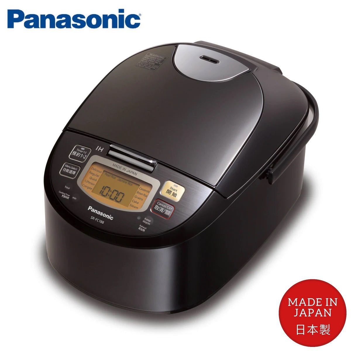 Panasonic Rice Cooker IH SR-FC108/188 (Made in Japan) - Just £339.90! Shop now at JAPAN PLAZA UK
