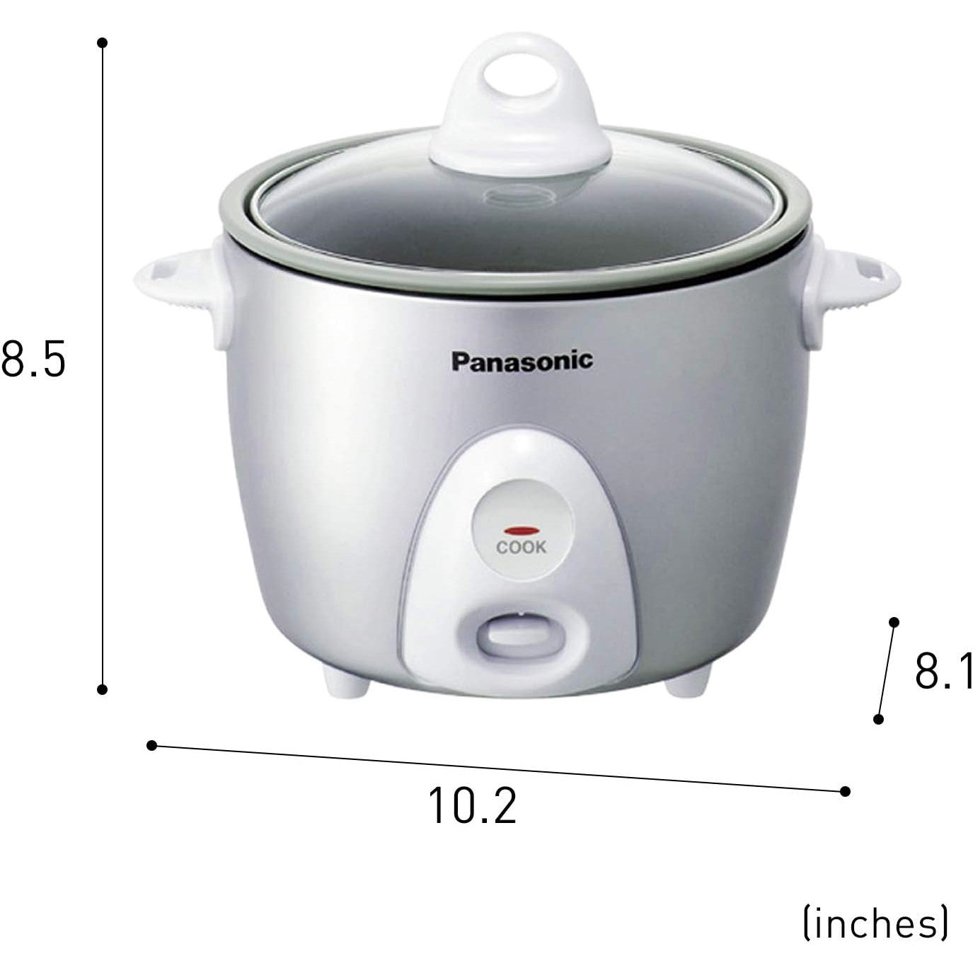 パナソニック　ライスクッカー　炊飯器　海外SR-G06FG Panasonic SR-G06FG Automatic 3.3 Cup Rice Cooker (Silver) | eBay