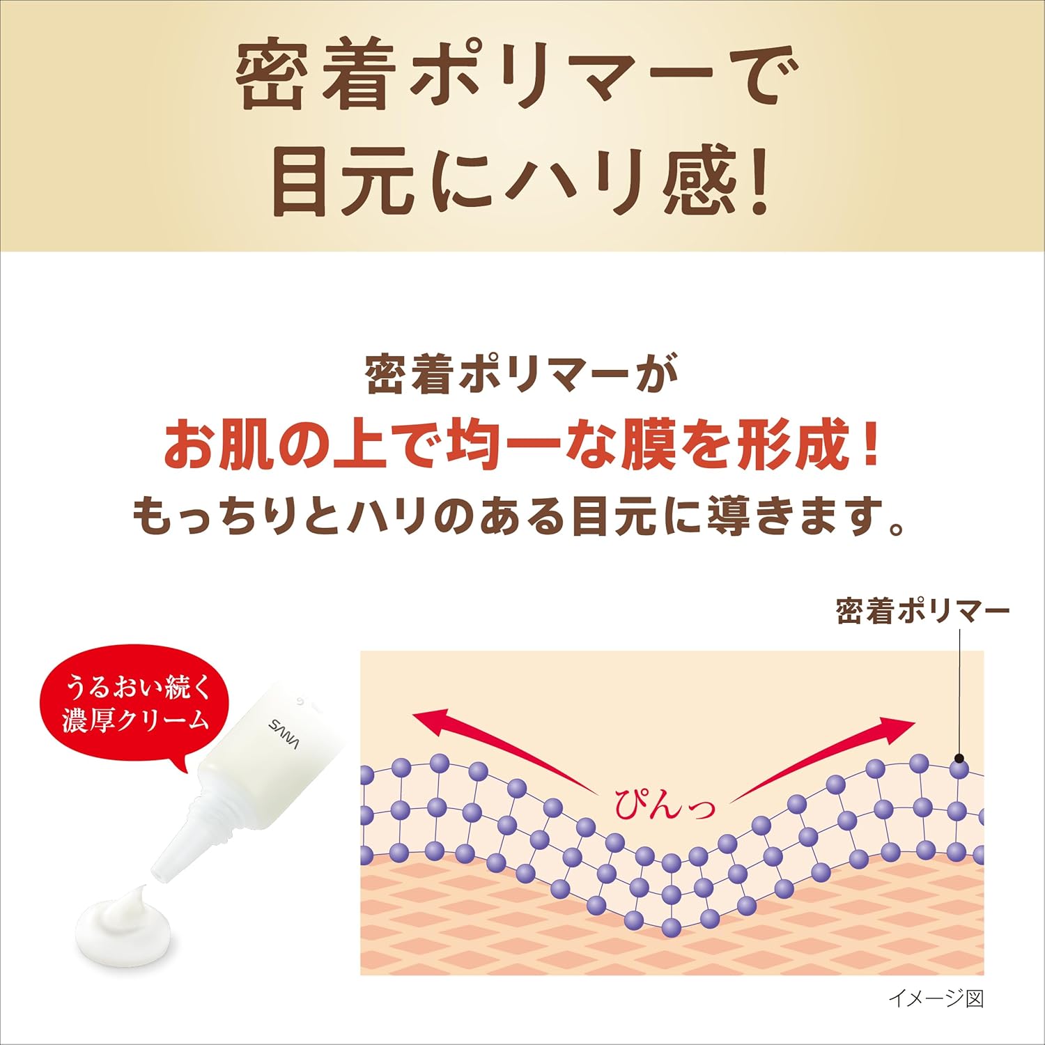 Sana Nameraka Honpo Soy Milk Isoflavone Wrinkle Eye Cream - 30g
