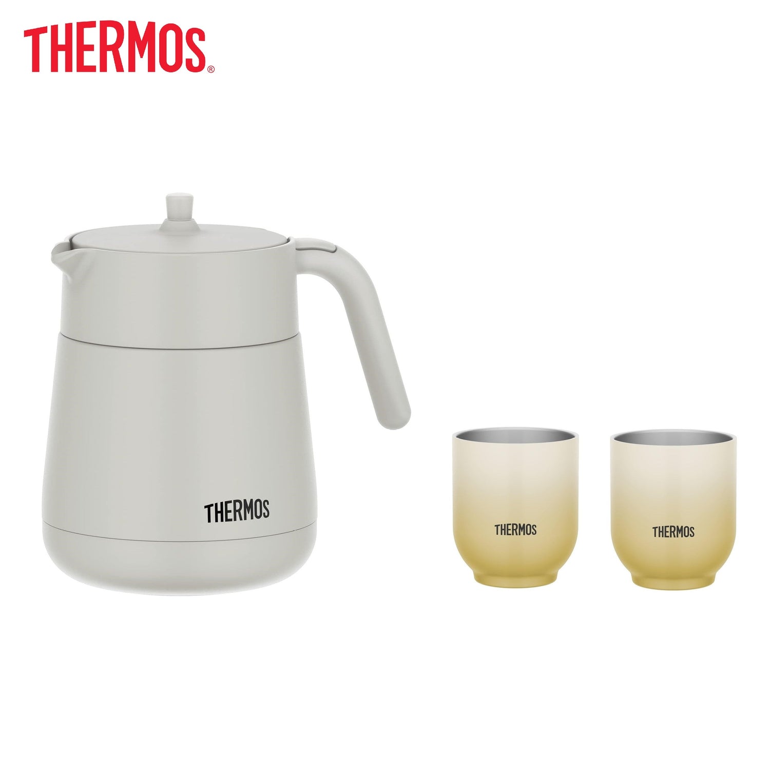 Thermos Vacuum Insulated Teapot with Strainer 23.7 fl oz (700 ml) - Just £49.90! Shop now at JAPAN PLAZA UK
