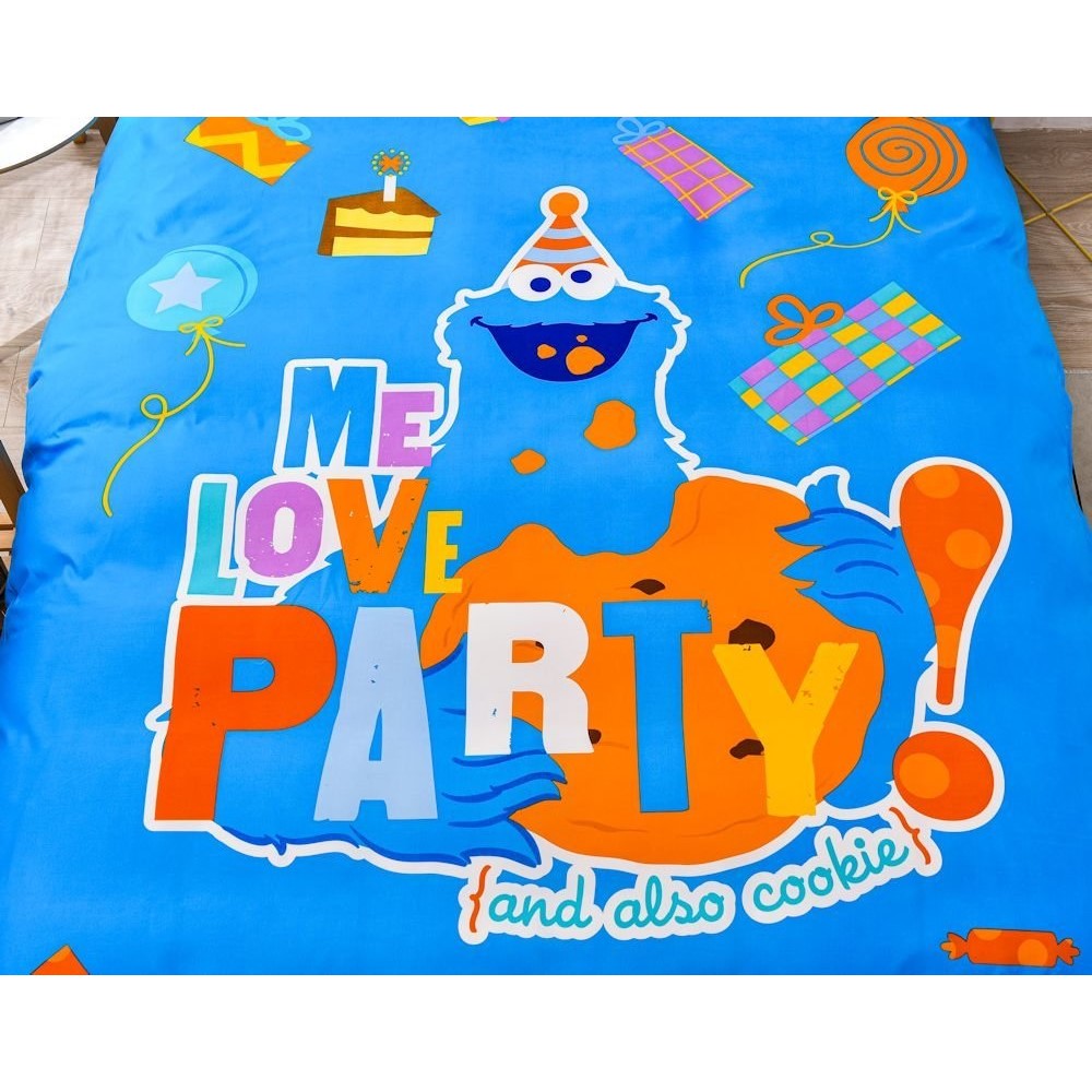 Sesame Street (Fitted Sheet+Pillow case+Quilt Cover) kid bedding set