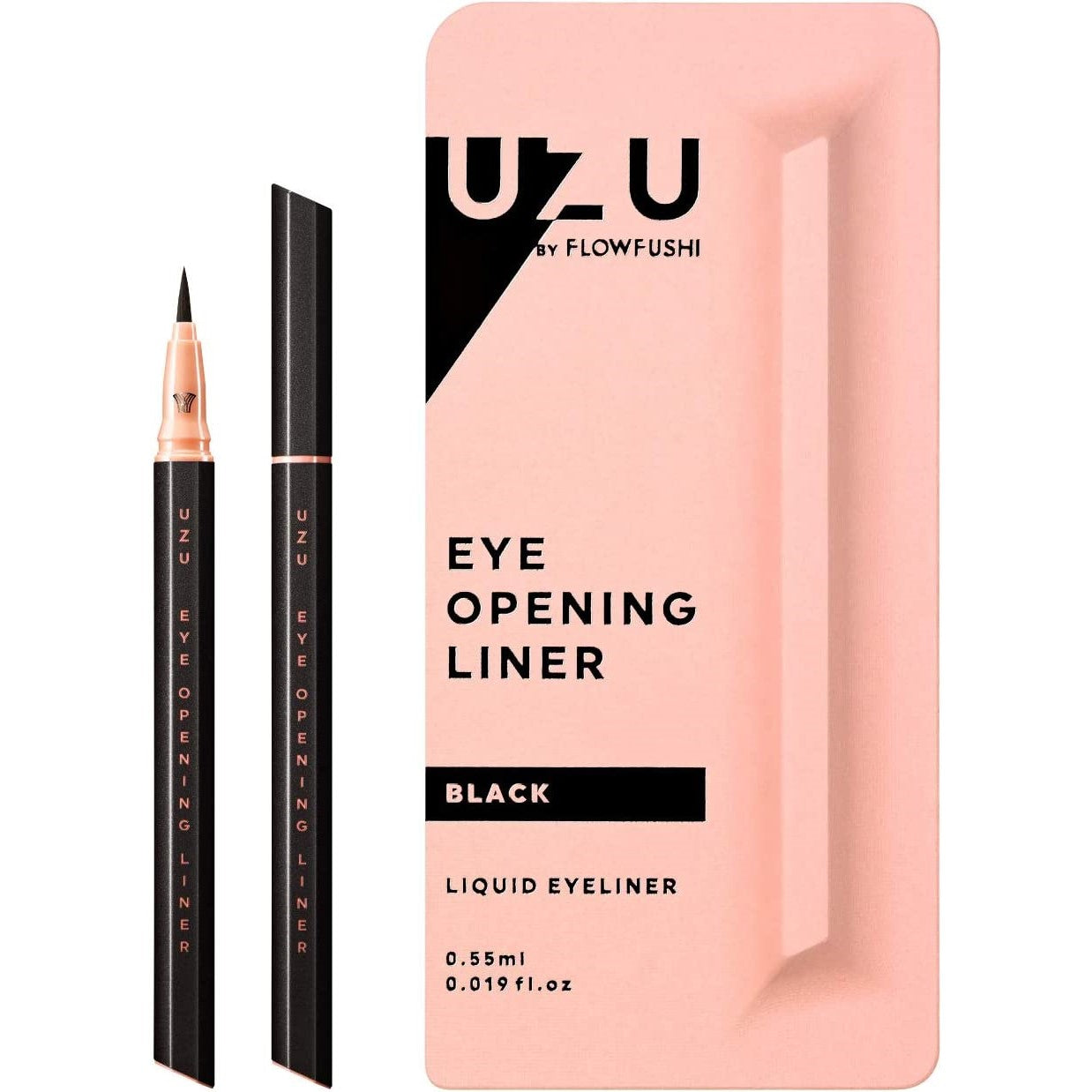 UZU Eyeliner By Flowfushi - Black Color (Made in Japan)