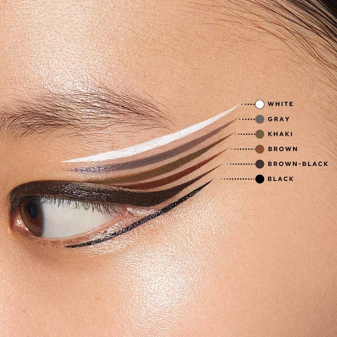 UZU Eyeliner By Flowfushi - Brownish Black (Made in Japan)