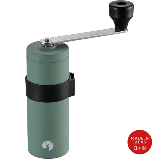 Captain Stag Stainless Steel Handy Coffee Grinder - Made in Japan