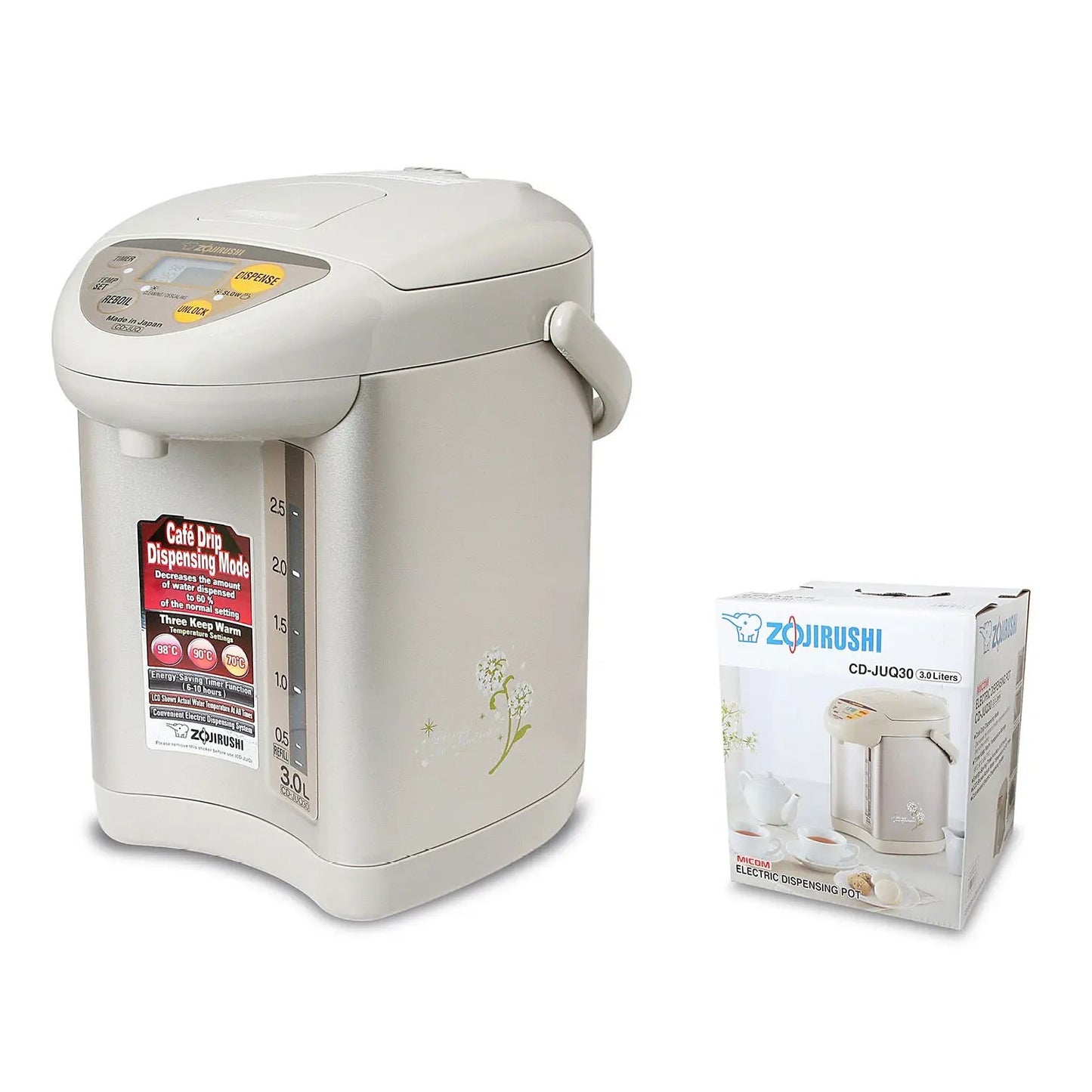 Zojirushi Hot Water Dispenser CD-JUQ30 (Made in Japan)