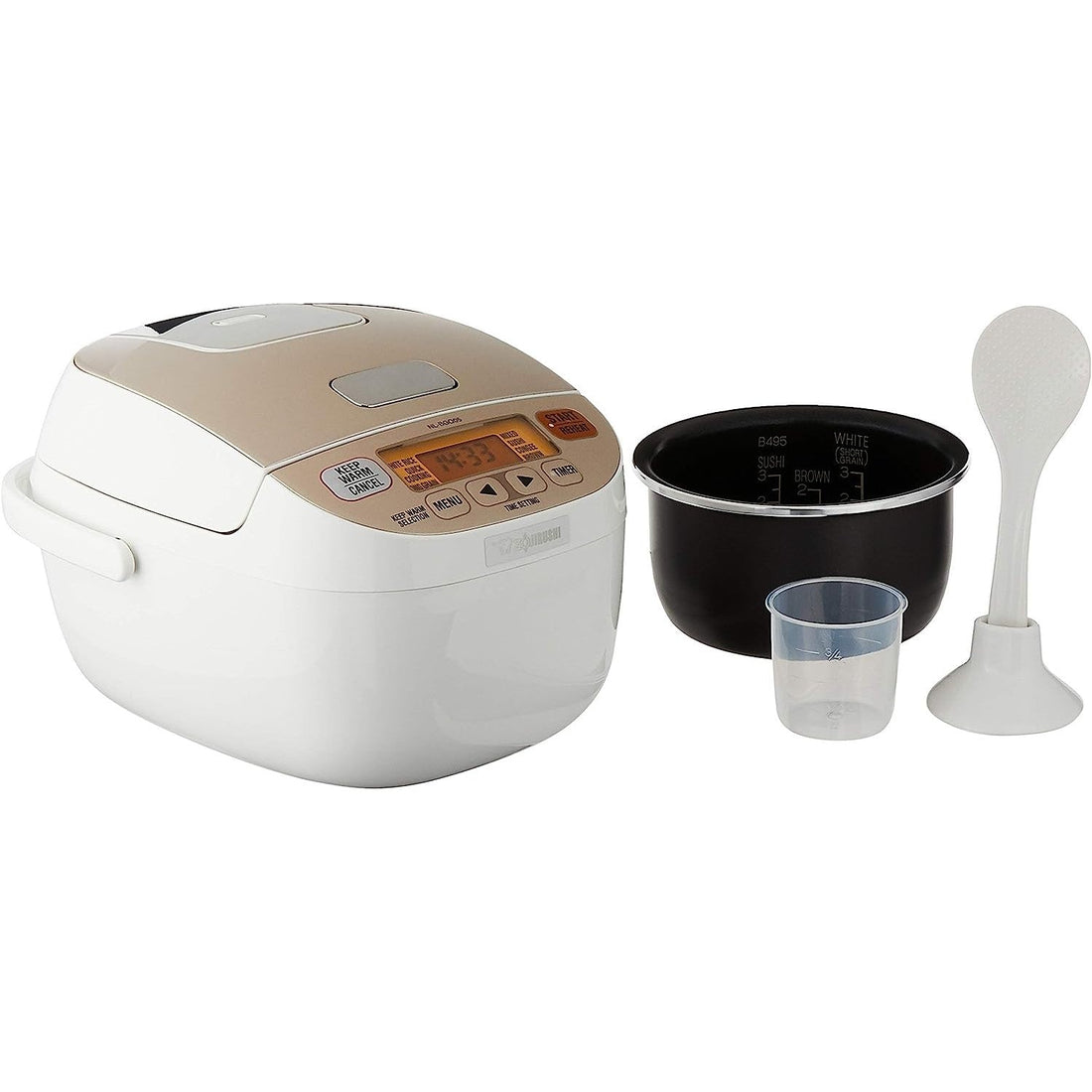 Zojirushi NL-BGQ05 Rice Cooker UK 0.5L Mini 3-Pin Plug Fuzzy Logic