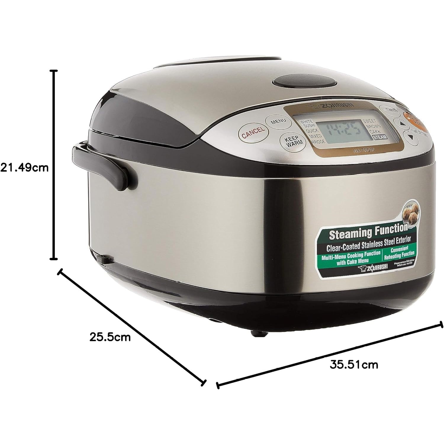 Zojirushi Rice Cooker NS-TSQ10/18 3 Pin UK Plug - Just £245.90! Shop now at JAPAN PLAZA UK