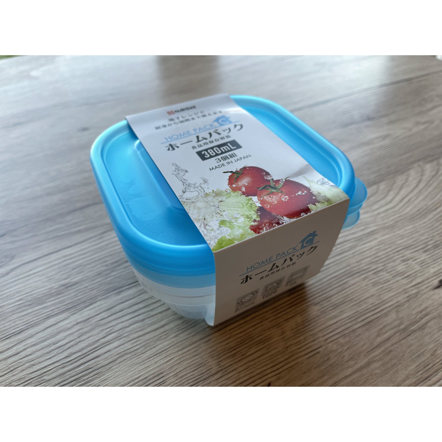Microwave Container 380mlx3 Pcs (Made in Japan)