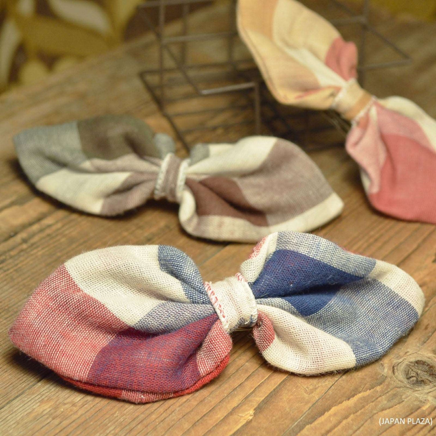 Handmade Colorful Ribbon Barrette (Made in Korea)