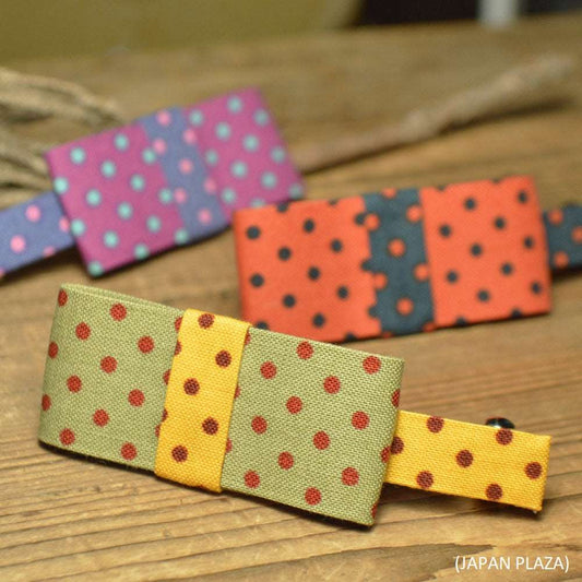 Handmade Colorful Dot Barrette (Made in Korea) - Just £7.10! Shop now at JAPAN PLAZA UK