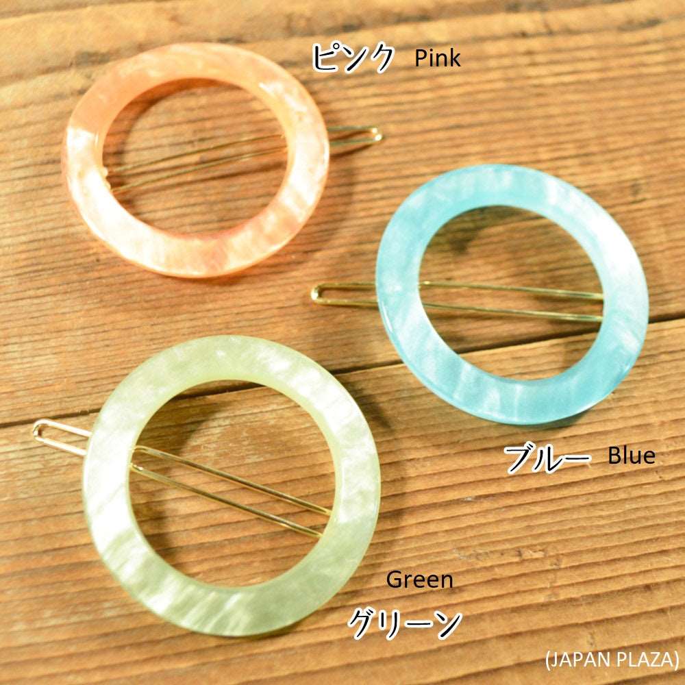 Acrylic Shell Frame Hair Pin (Made in Korea) - Just £6.50! Shop now at JAPAN PLAZA UK