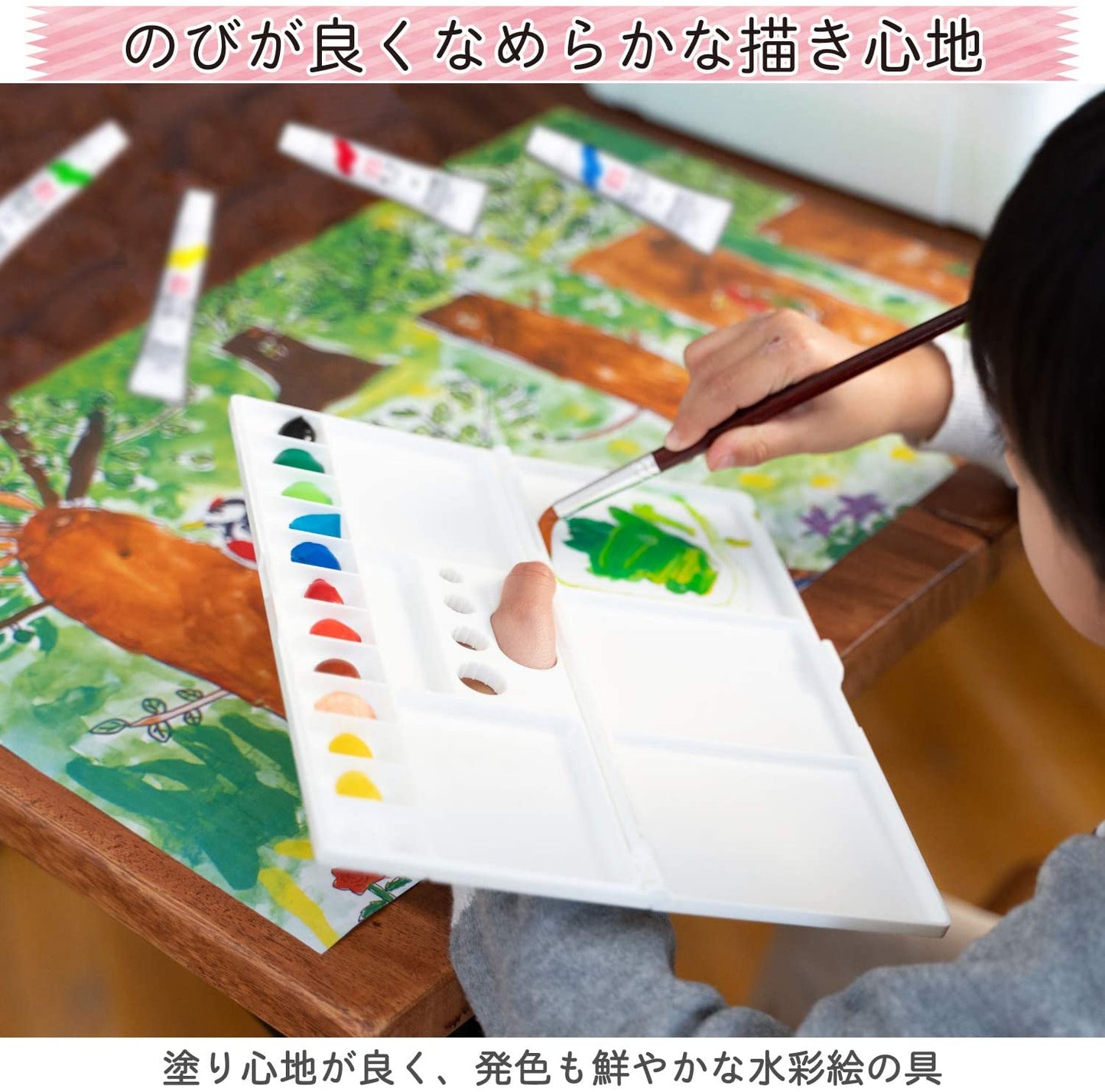 SAKURA Mat Watercolor 12 Colors (Made in Japan)
