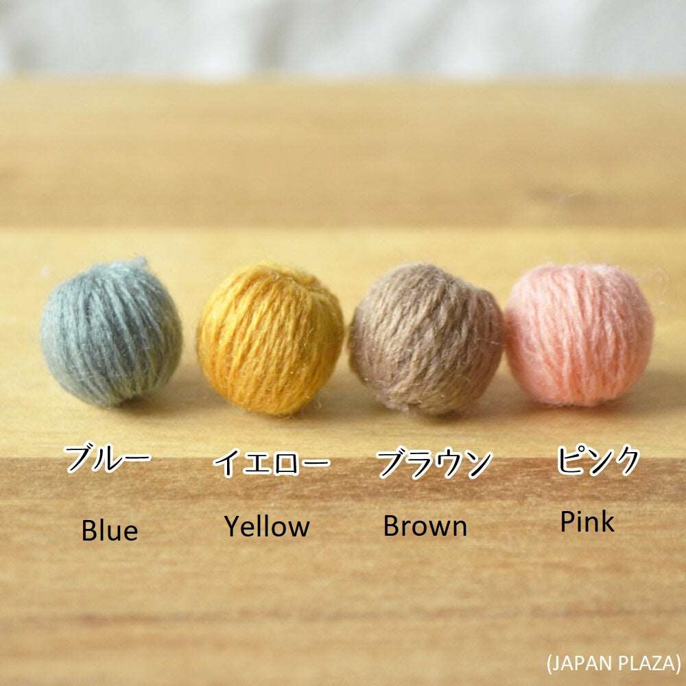 Elegant Cotton Ball Clip Earring (Made in Korea)
