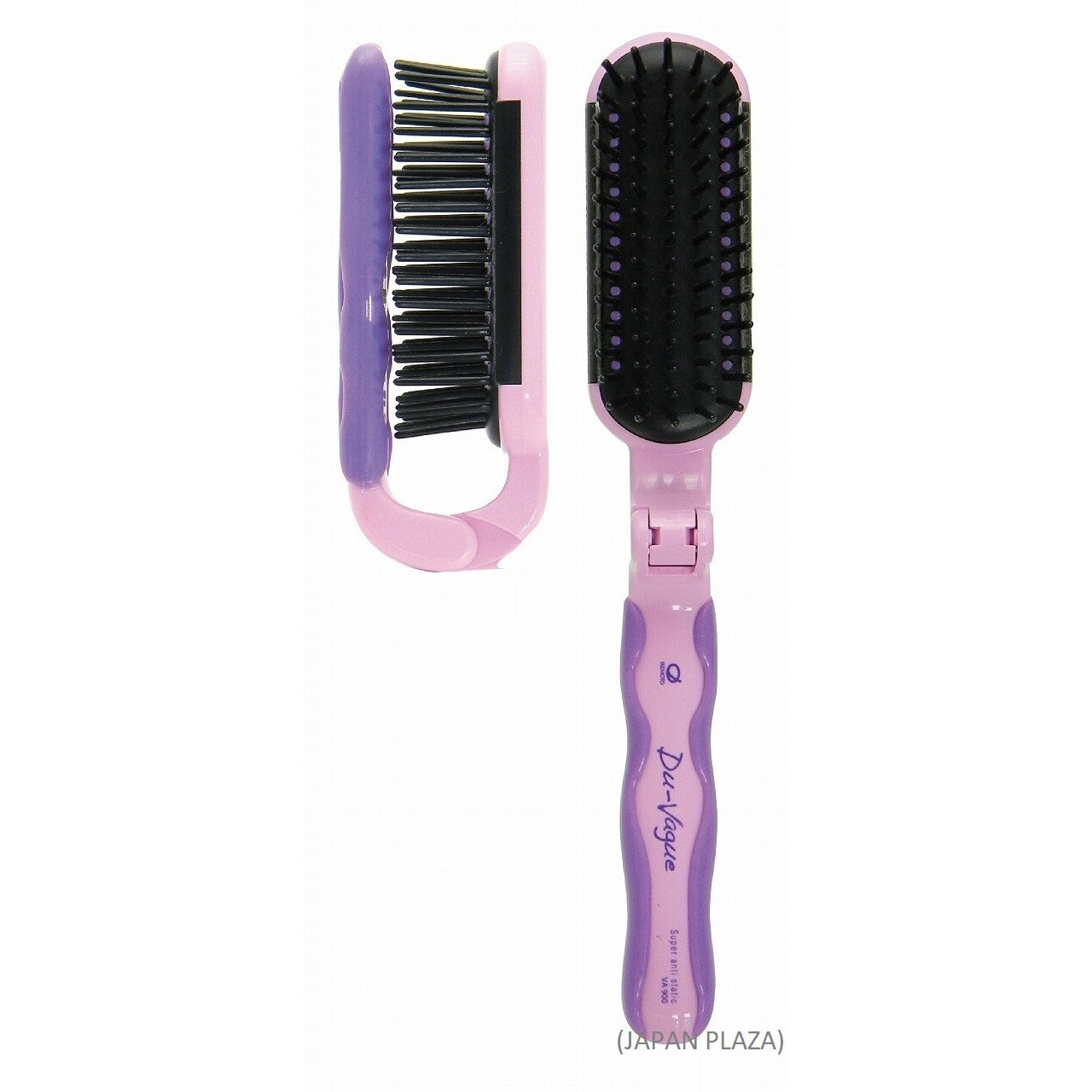 Static Elimination Folding Hairbrush (Made in Japan)